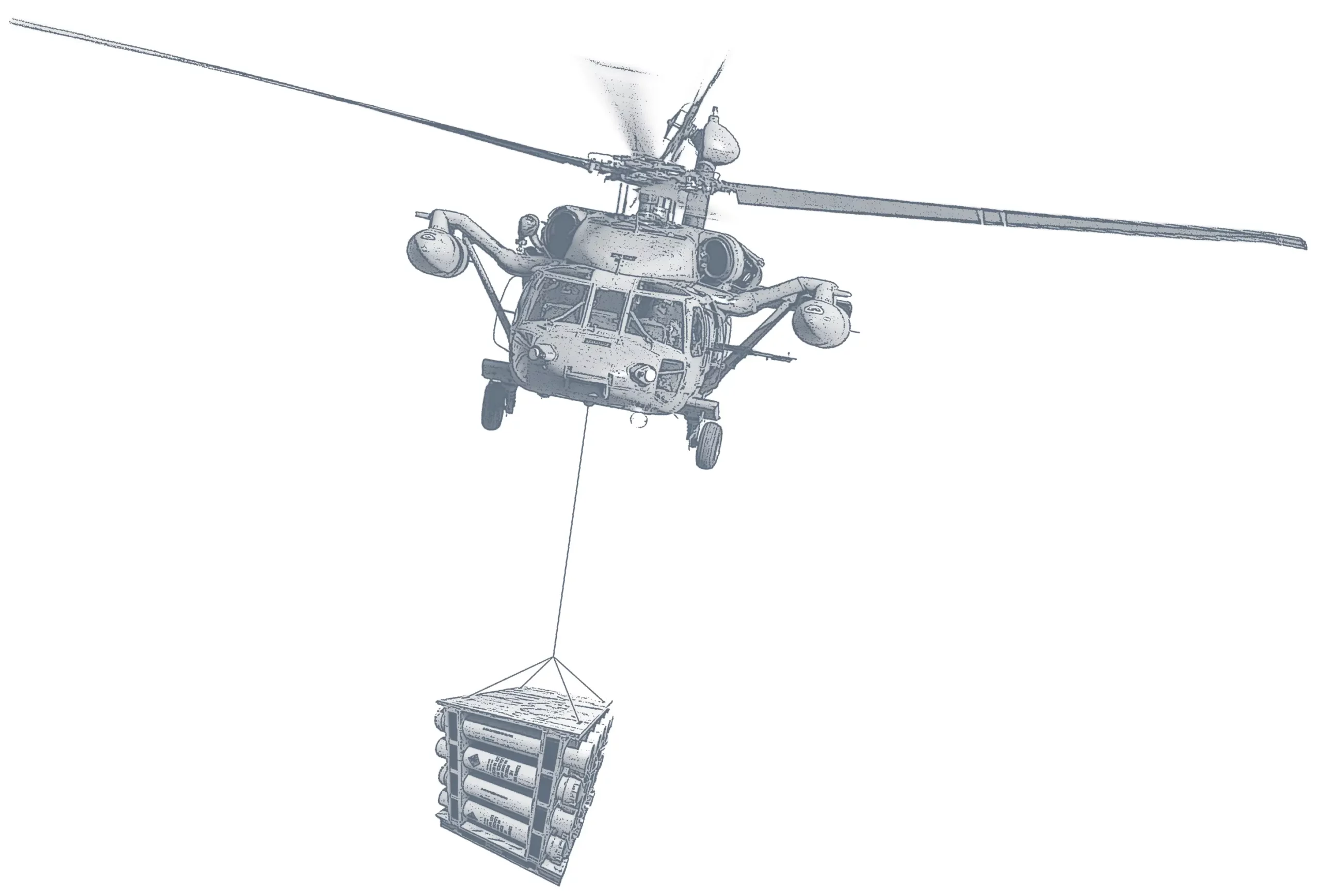 heli-liftable tactical pallet